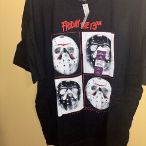 Friday the 13th Black Graphic T-Shirt